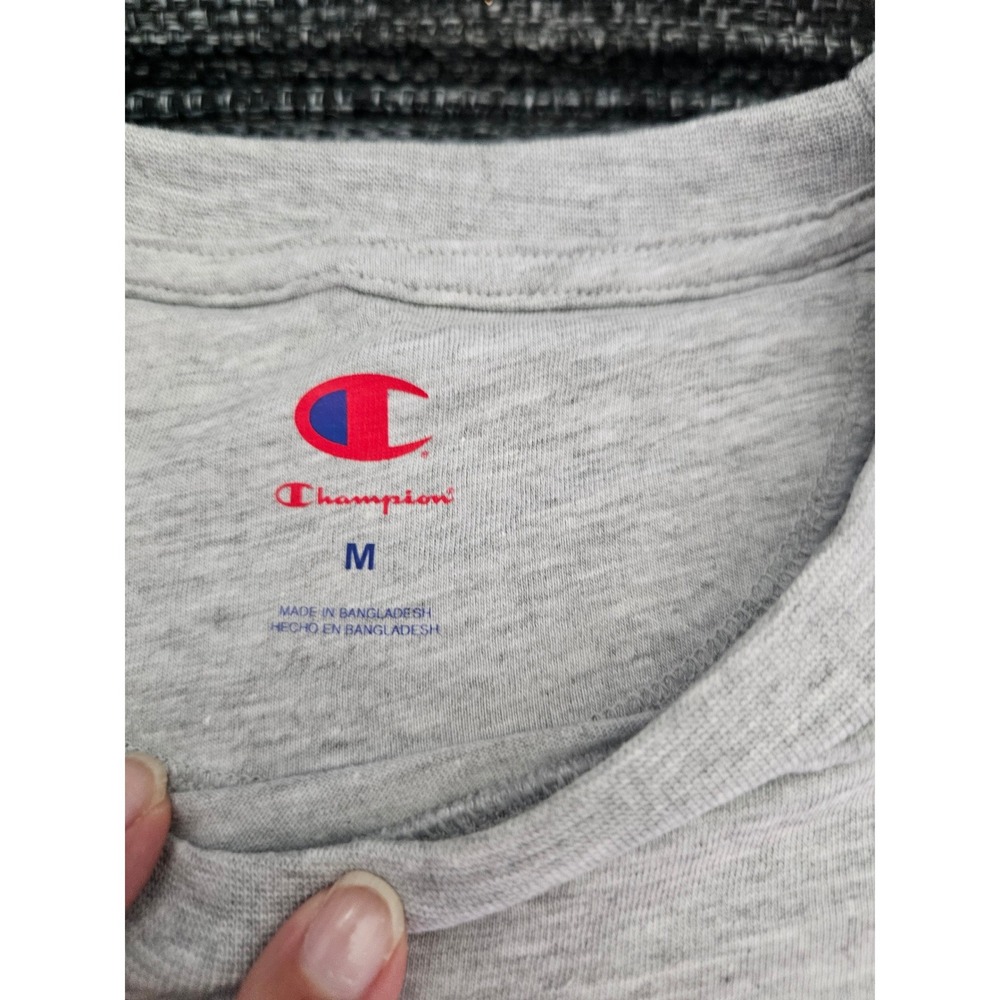 Champion Space Jam T-Shirt Mens Medium Gray New Tune Squad 1996 Graphic Tee - Picture 3 of 7